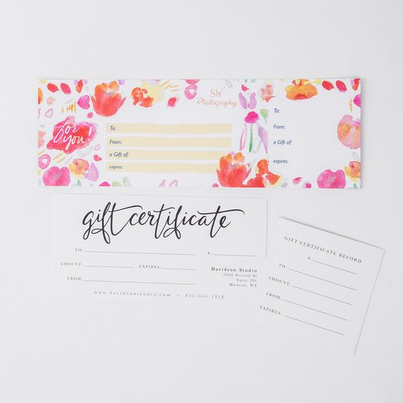 Perforated Gift Certificate